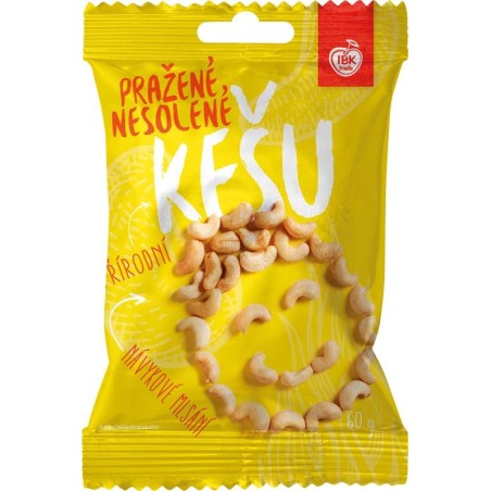 Kešu pražené nesolené 60g - IBK