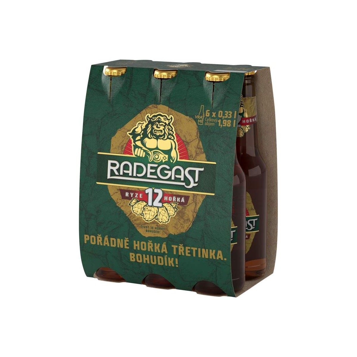 Radegast Ryze hořká 12 multipack 6x0,33l - sklo