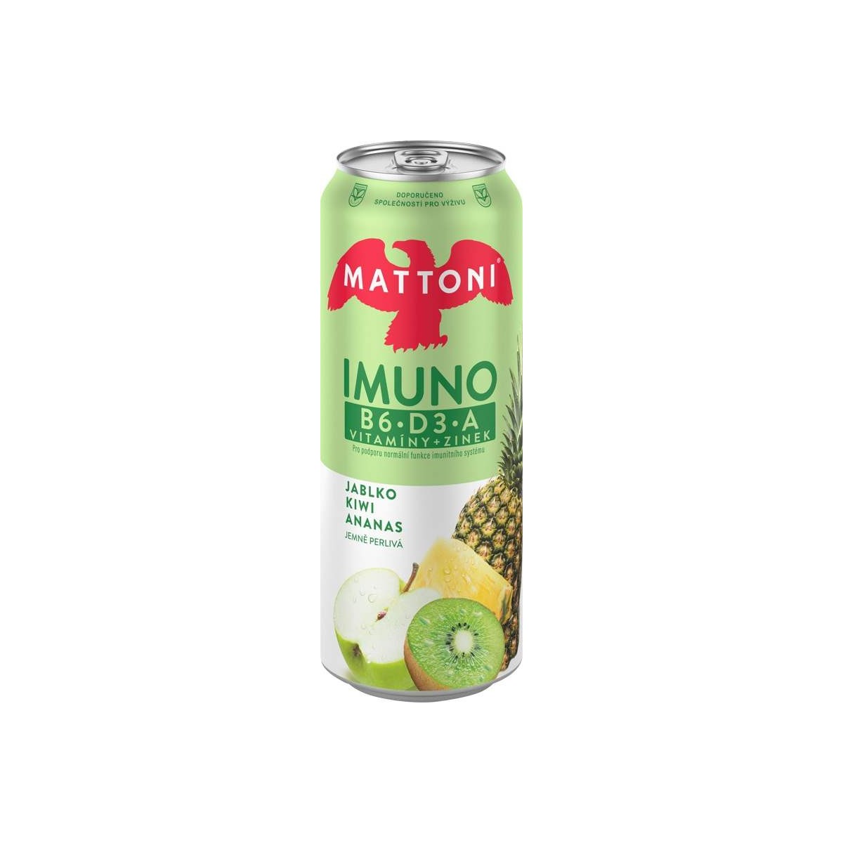 Mattoni Imuno jablko & kiwi & ananas 0,5l - plech