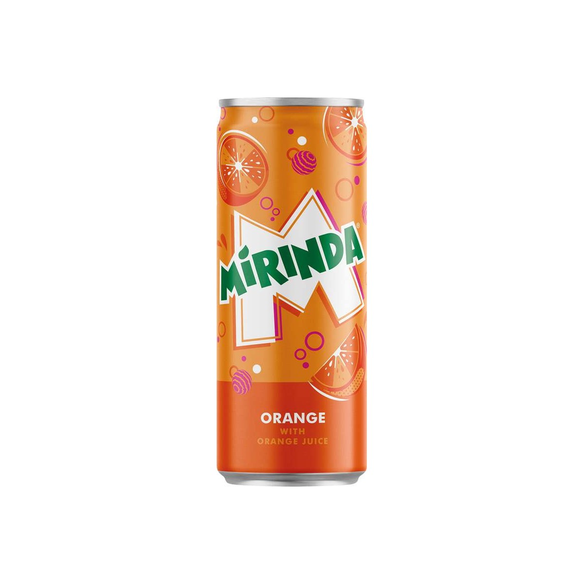 Mirinda pomeranč 0,33l - plech