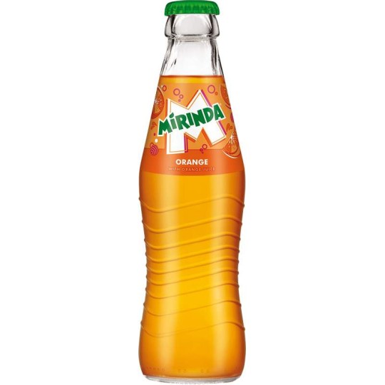 Mirinda pomeranč 0,25l sklo