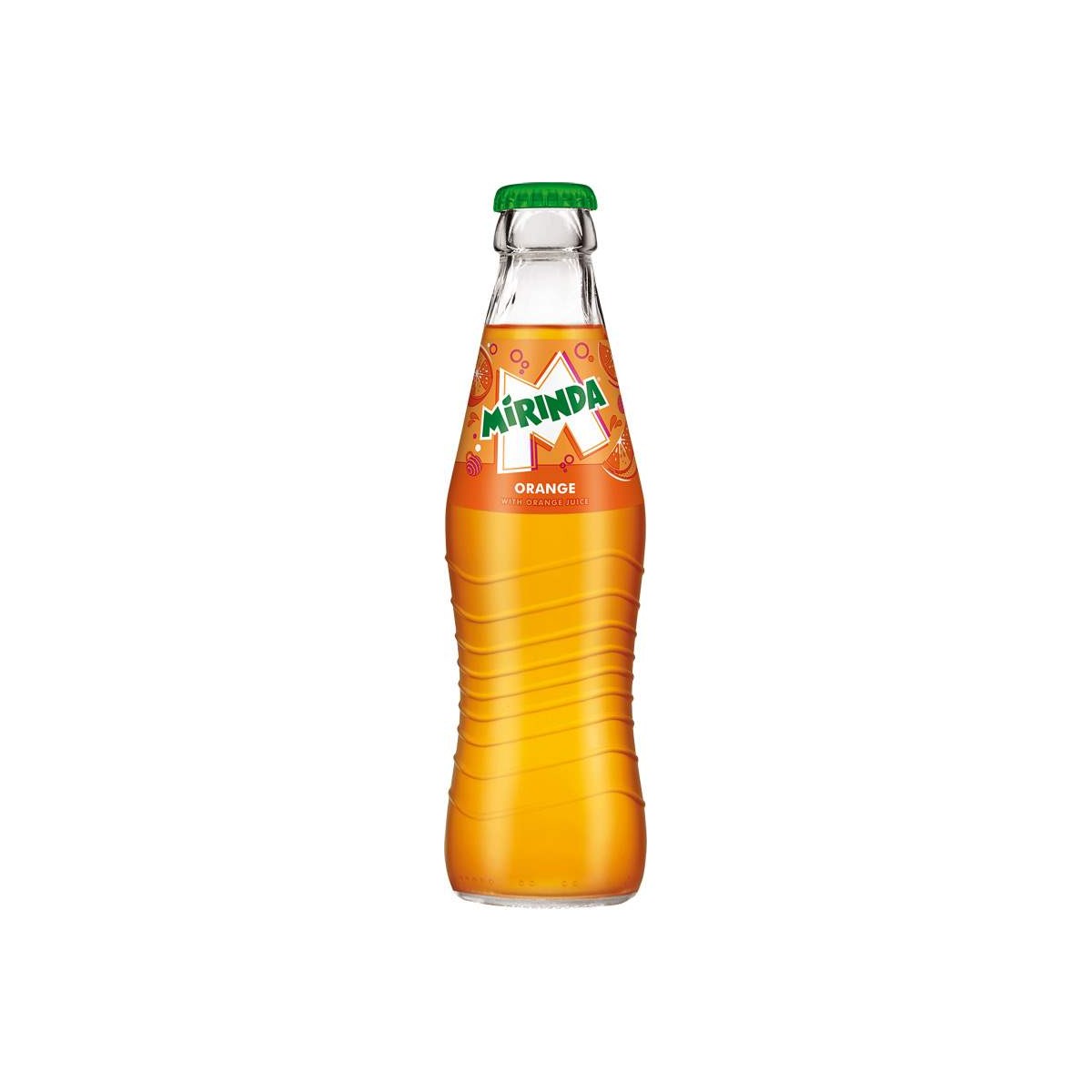 Mirinda pomeranč 0,25l sklo