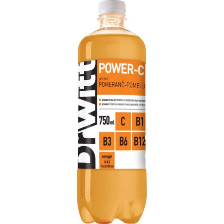 DrWitt Power-C pomeranč, pomelo 0,75l - PET