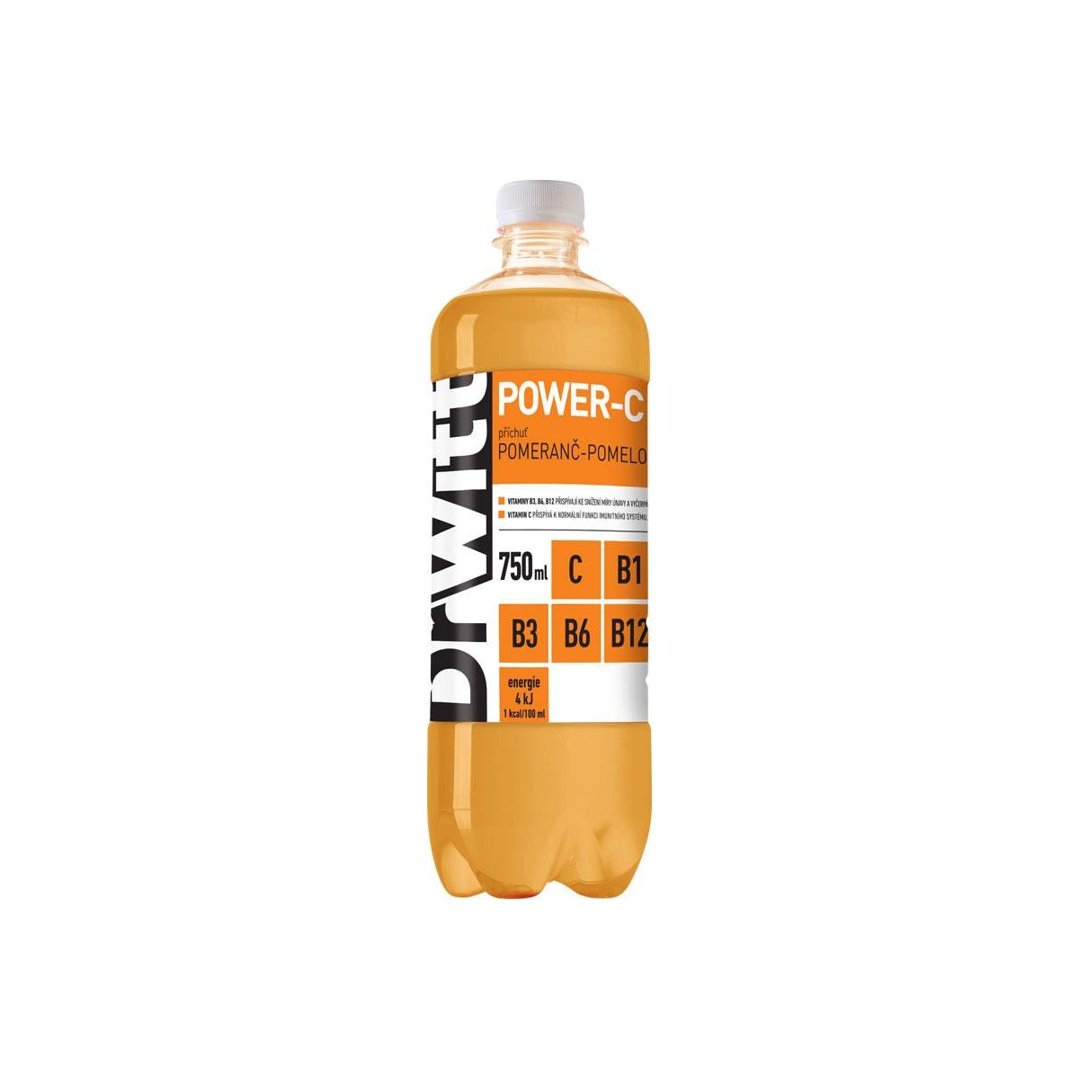 DrWitt Power-C pomeranč, pomelo 0,75l - PET