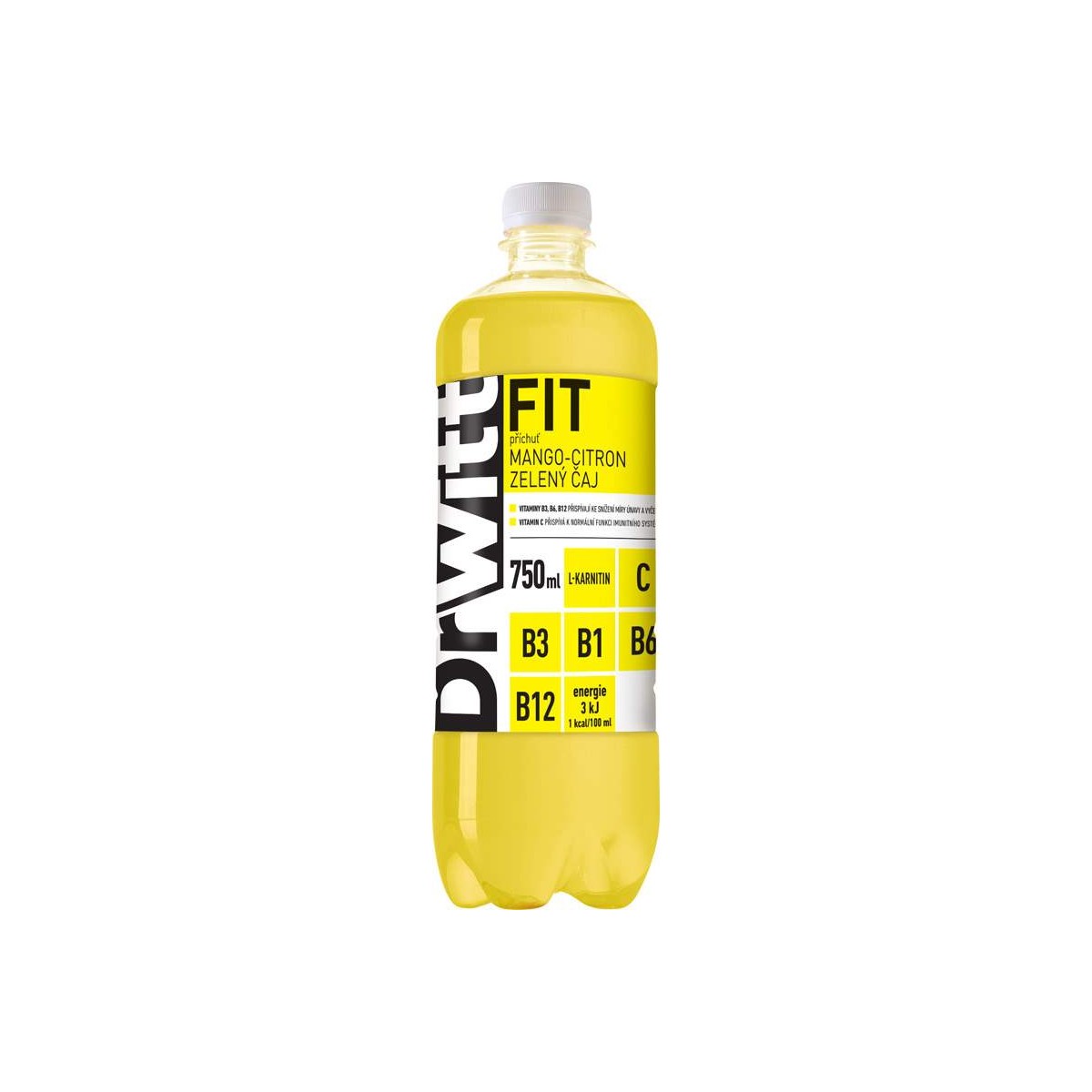 DrWitt Fit mango, citron & zelený čaj 0,75l - PET