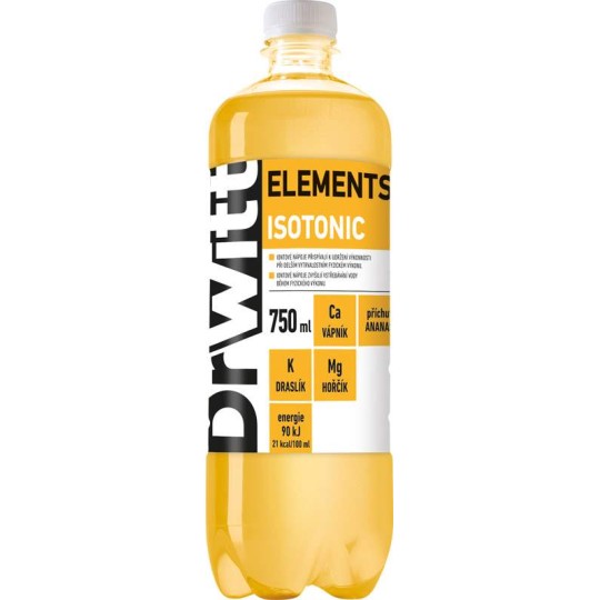 DrWitt Elements Isotonic ananas 0,75l - PET