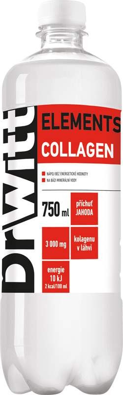 DrWitt Elements Collagen jahoda 0,75l - PET