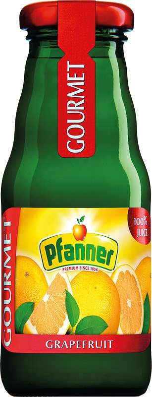 Pfanner Gourmet Grapefruit 100% 0,2l - sklo