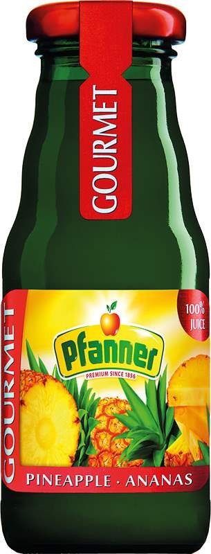 Pfanner Gourmet Ananas 100% 0,2l - sklo