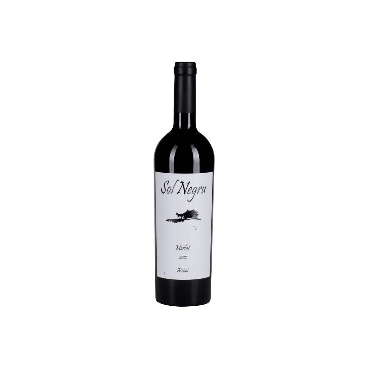 Merlot 0,75l - Asconi Sol Negru