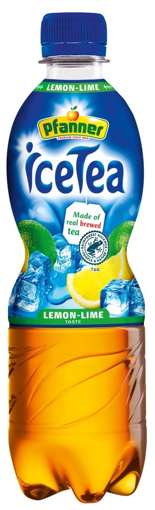 Pfanner ledový čaj citron+limeta 0,5l - PET