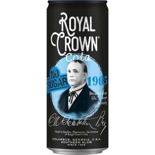 Royal Crown Cola NO SUGAR 0,33l plech