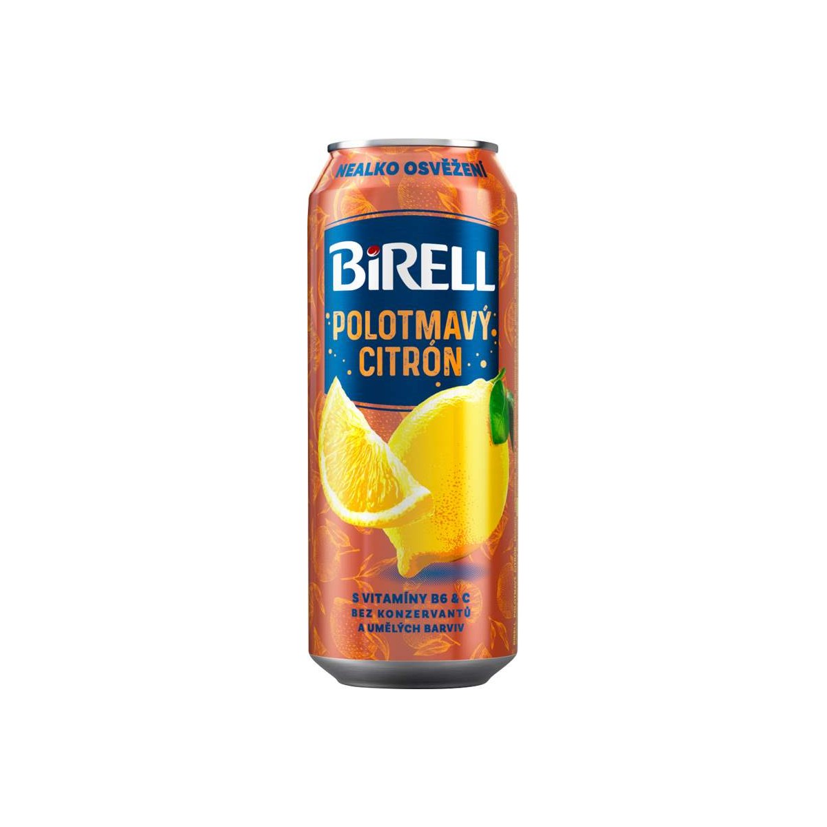 Birell Polotmavý Citron 0,5l - plech