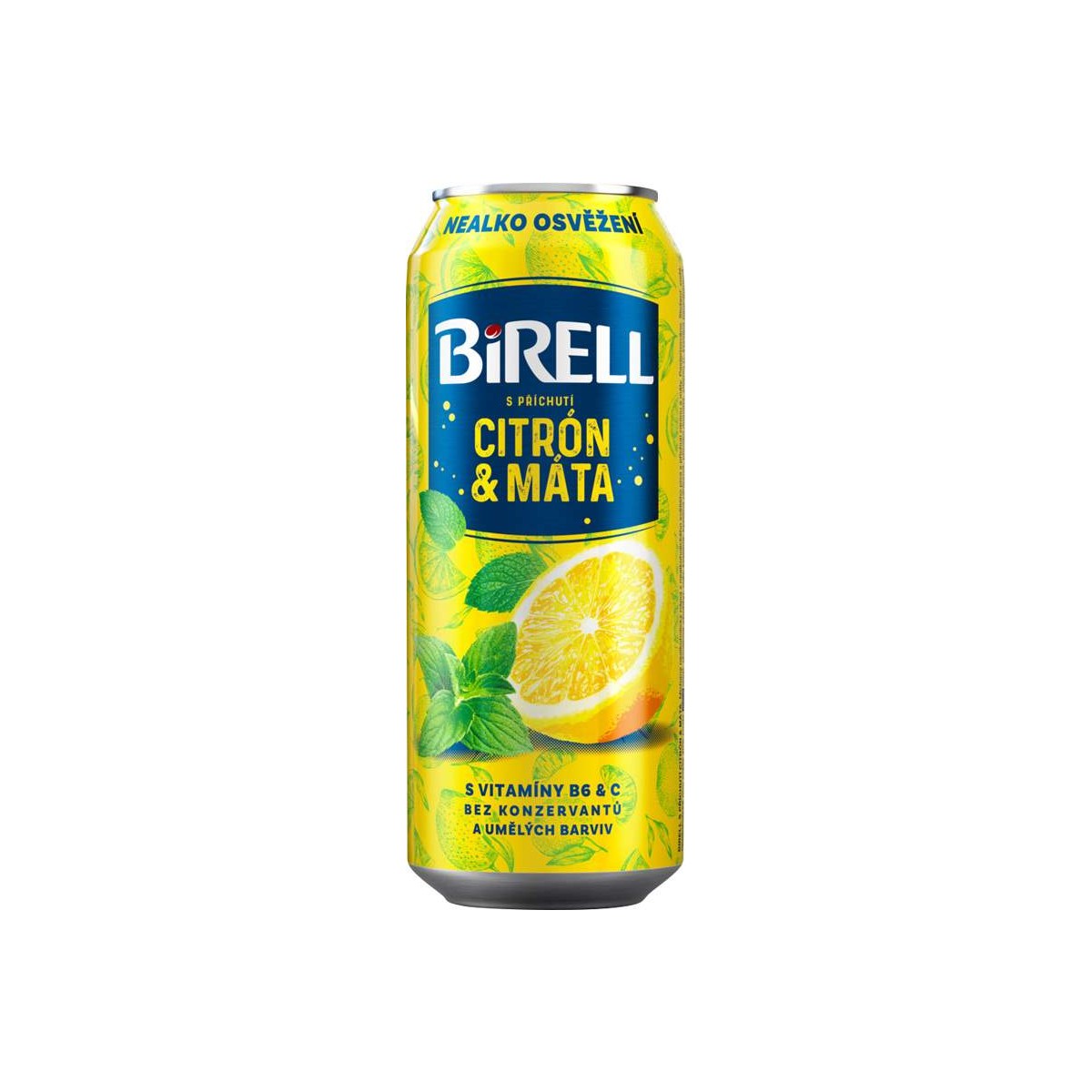 Birell Citron & máta 0,5l - plech