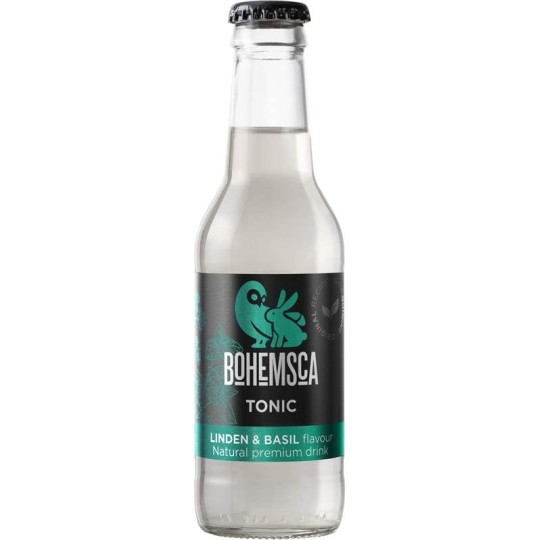 Bohemsca Tonic lipový květ & bazalka 0,2l