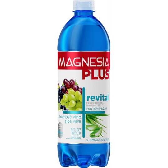 Magnesia Plus Revital hroznové víno, aloe vera 0,7l - PET