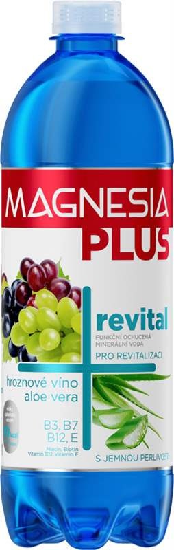 Magnesia Plus Revital hroznové víno, aloe vera 0,7l - PET