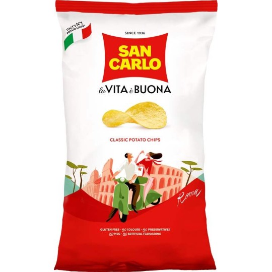 San Carlo chips Classic solené 180g