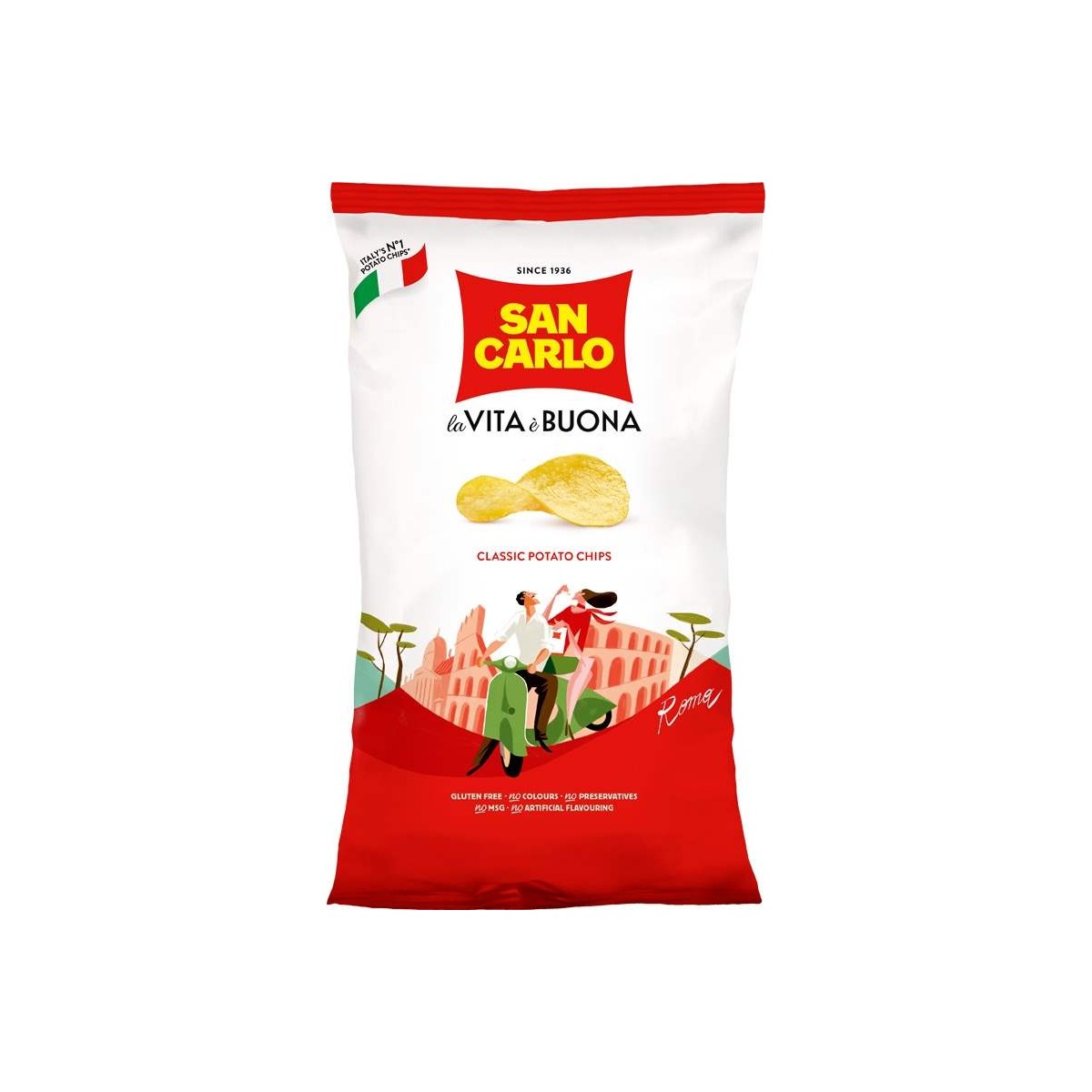 San Carlo chips Classic solené 180g