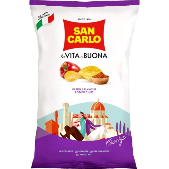 San Carlo chips paprika 50g