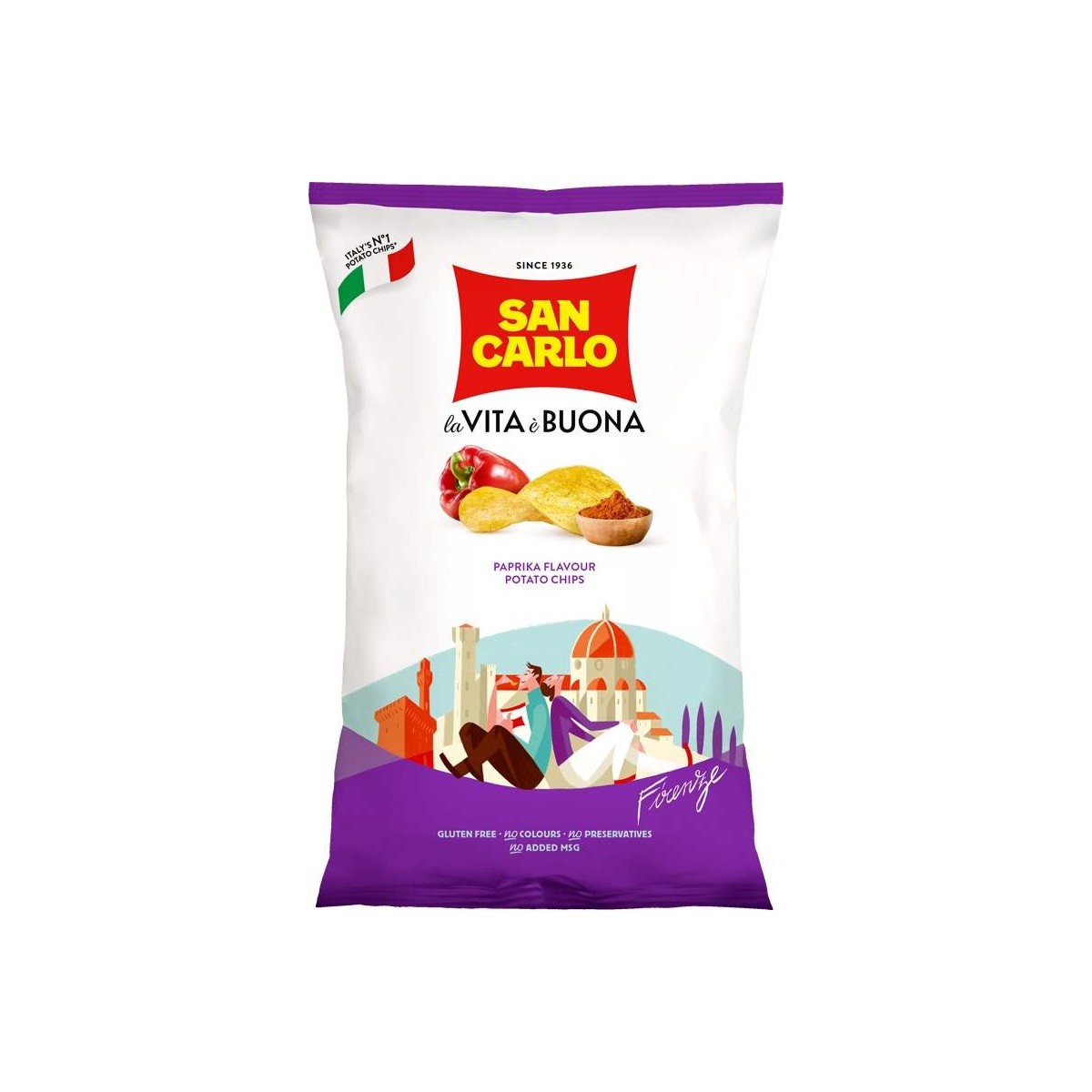 San Carlo chips paprika 50g