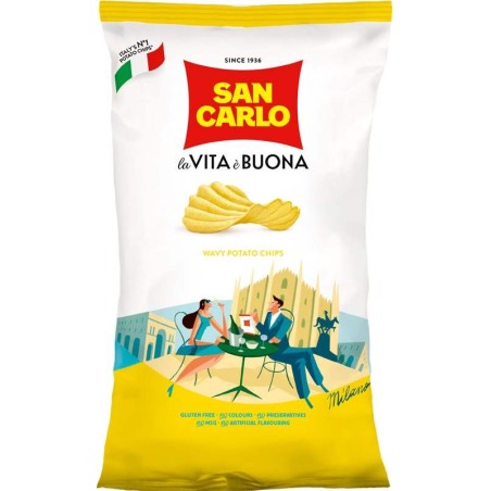 San Carlo chips vroubky 180g