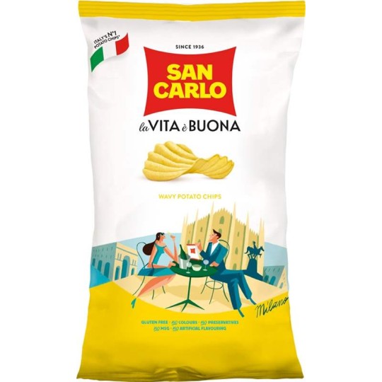 San Carlo chips vroubky 50g