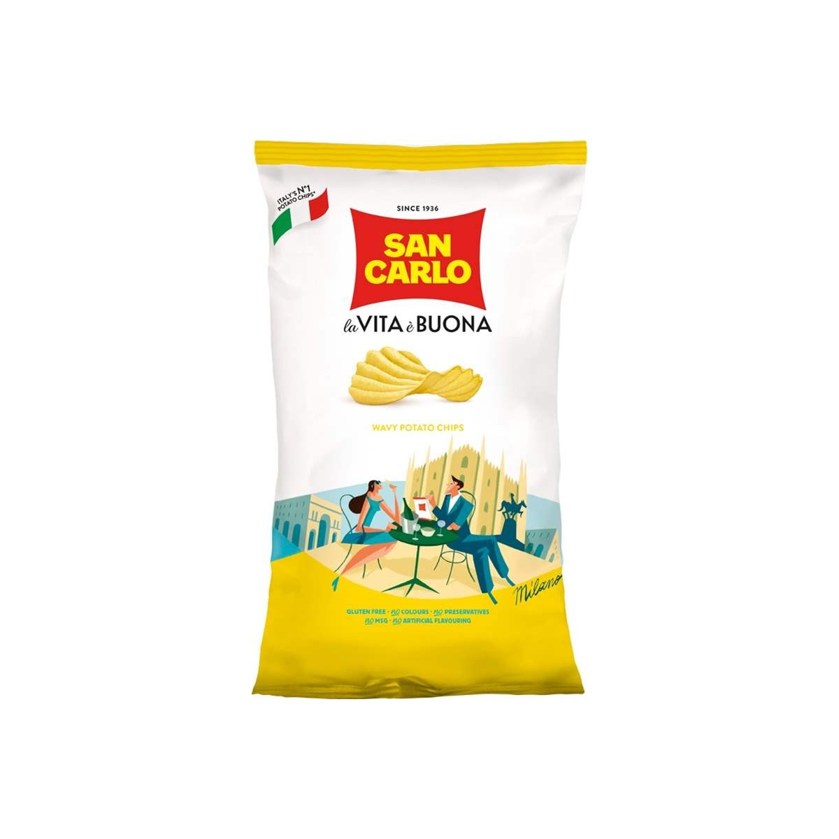 San Carlo chips vroubky 50g