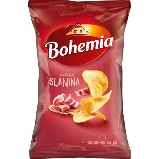 Bohemia chips slanina 130g