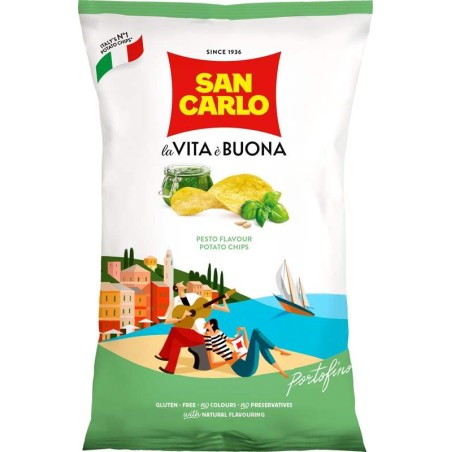 San Carlo chips pesto 150g