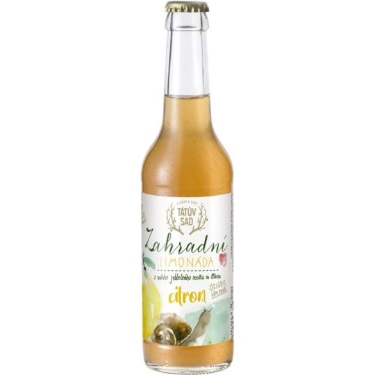 Tátův sad Zahradní limonáda citron 0,33l sklo