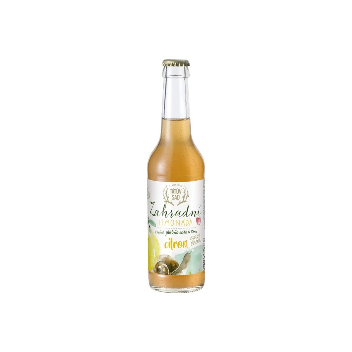 Tátův sad Zahradní limonáda citron 0,33l sklo