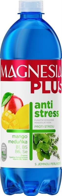 Magnesia Plus Antistress mango, meduňka 0,7l - PET