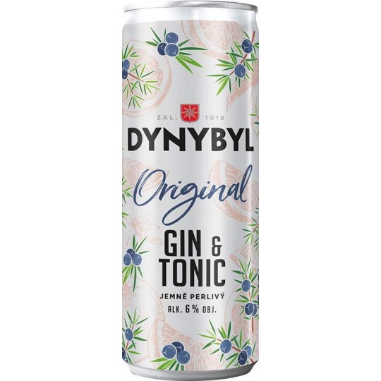 Dynybyl Original Gin & Tonic 0,25l - plech