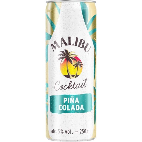 Malibu Cocktail Piňa Colada 0,25l - plech