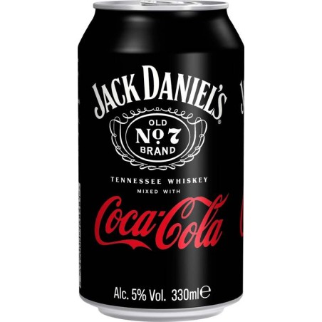 Jack Daniel's Tennessee Whiskey & Coca-Cola 0,33l - plech