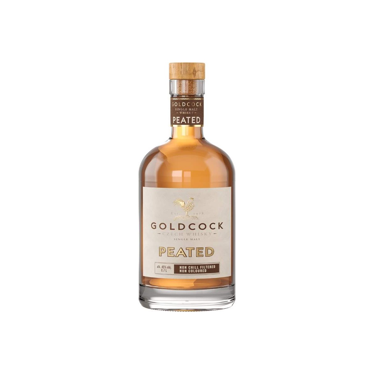 GoldCock Single Malt Peated 0,7l