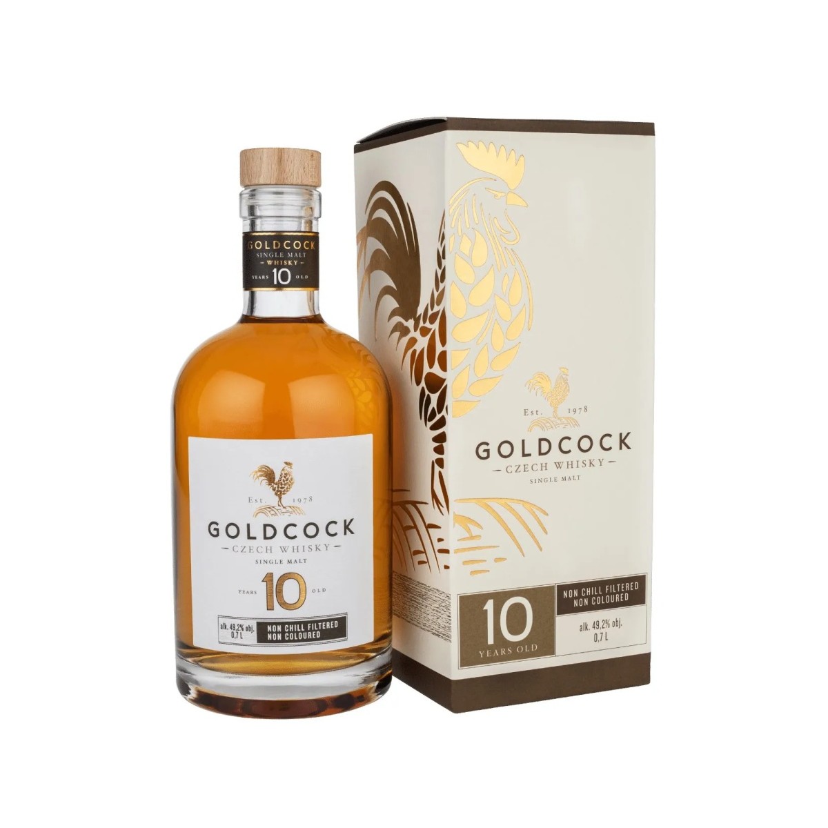 GoldCock Single Malt 10yo 0,7l