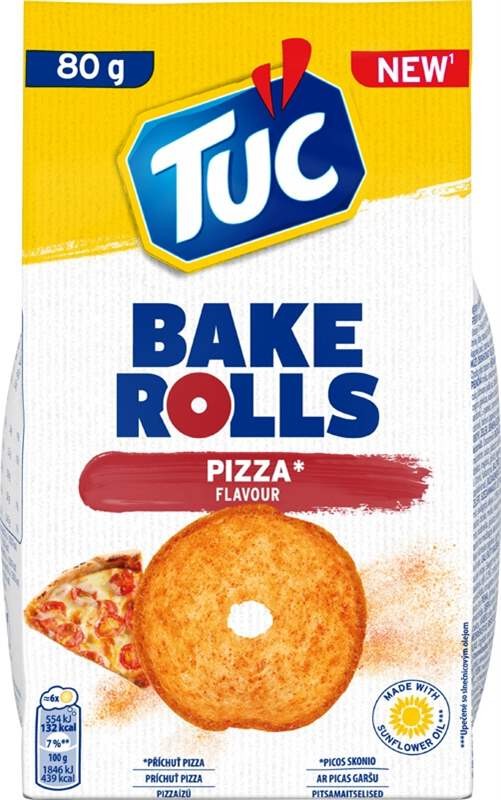 Tuc Bake Rolls pizza 80g