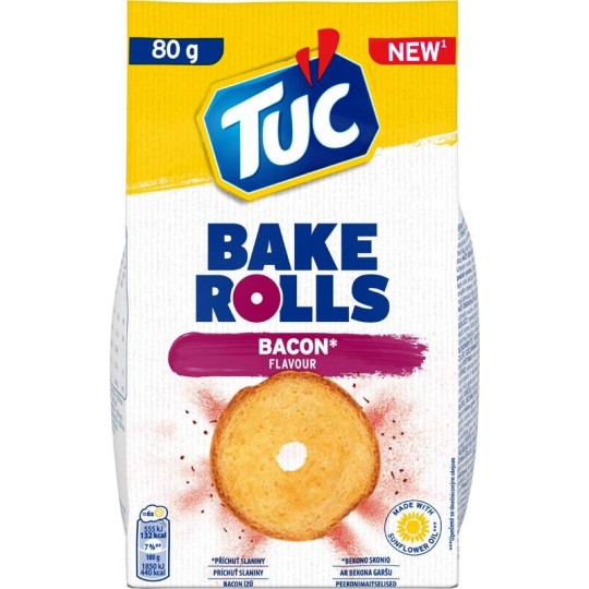 Tuc Bake Rolls slanina 80g