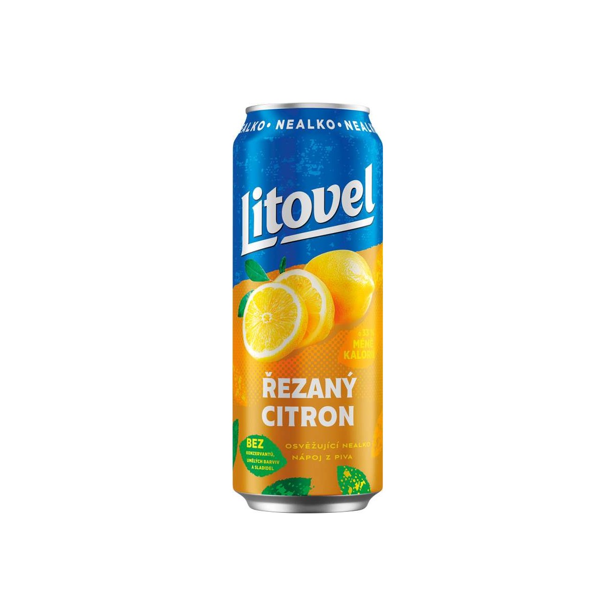 Litovel Řezaný citron nealko 0,5l - plech