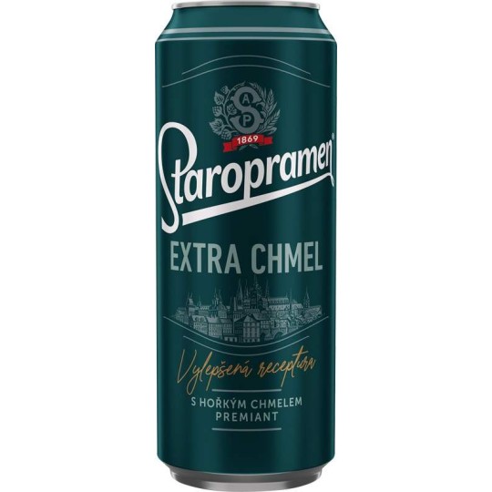 Staropramen extra chmel - 0,5l - plech