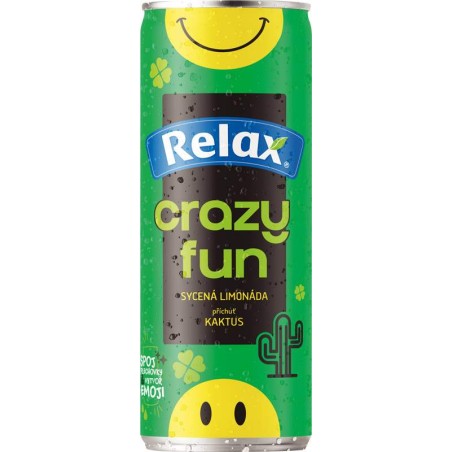 Relax Limonáda Kaktus 0,33l plech