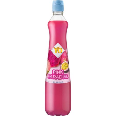 YO Sirup Pink Paradise bez cukru 0,7l - PET