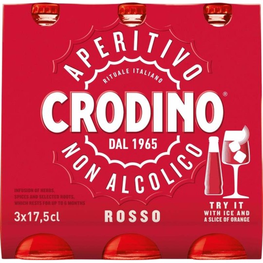 Crodino Aperitivo Rosso 3x17,5cl