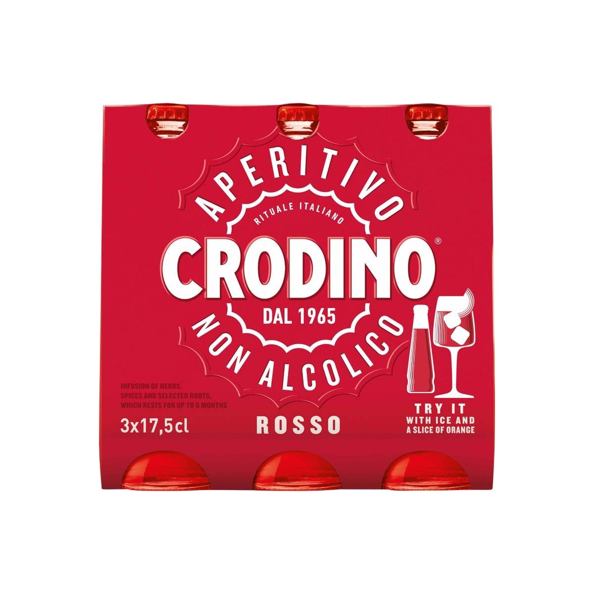 Crodino Aperitivo Rosso 3x17,5cl