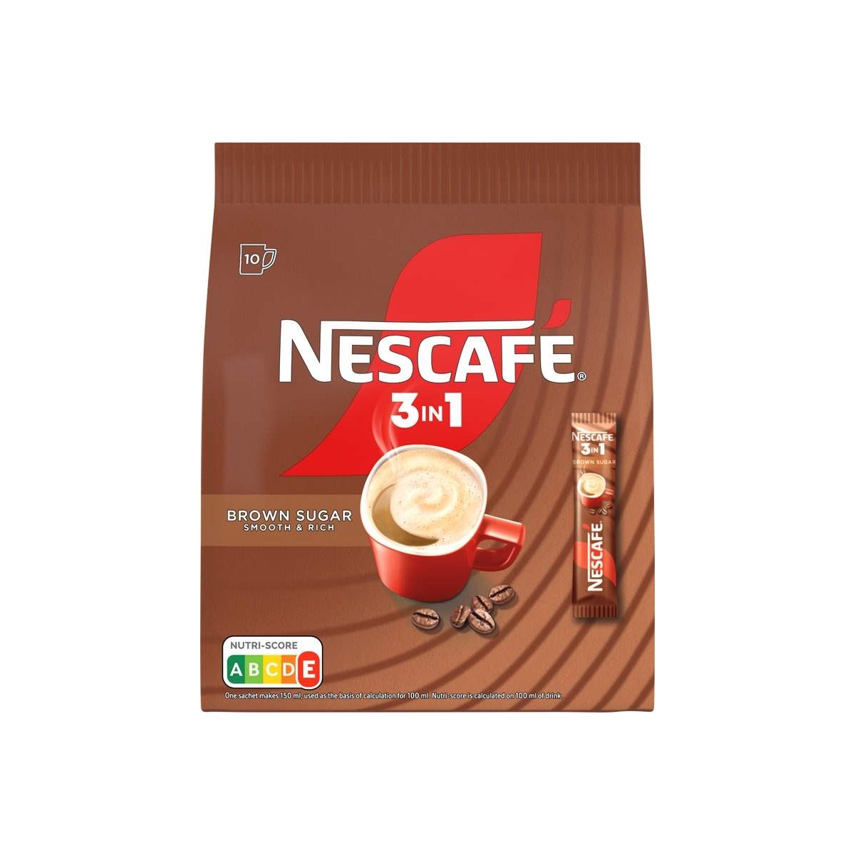 NESCAFÉ 3v1 Brown Sugar 10x16,5g