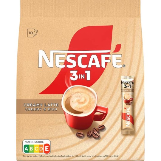 NESCAFÉ 3v1 Creamy latte 10x15g