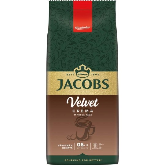 Jacobs Velvet Crema 1kg - zrnková