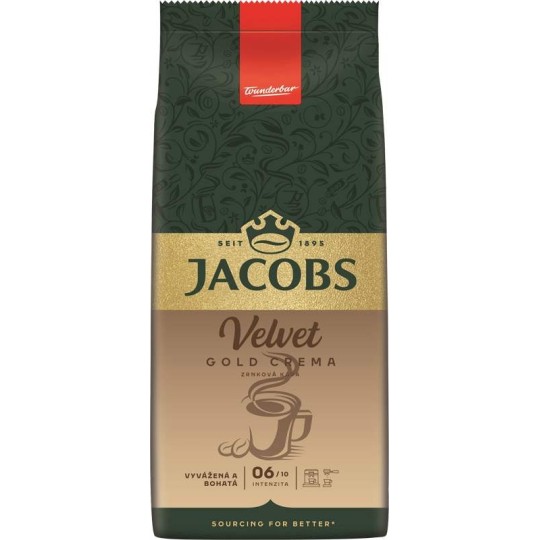 Jacobs Velvet Gold Crema 1kg - zrnková